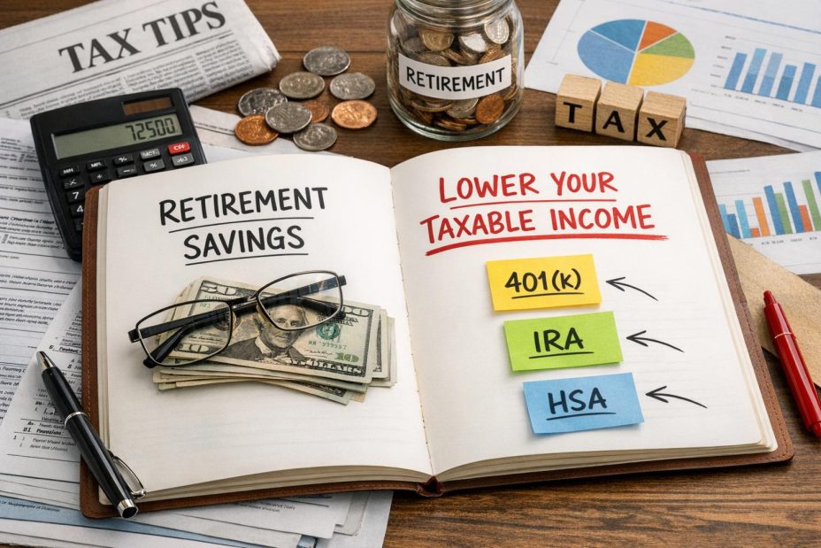 How retirement accounts can help lower taxable income