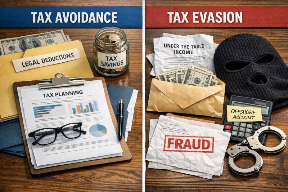 Understanding the difference between tax avoidance and tax evasion